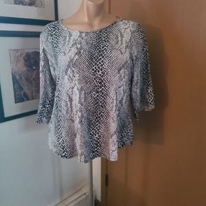 Printed casual top
